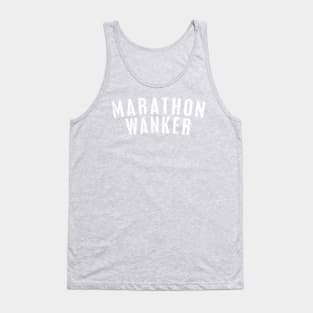 Marathon Wanker distressed Tank Top